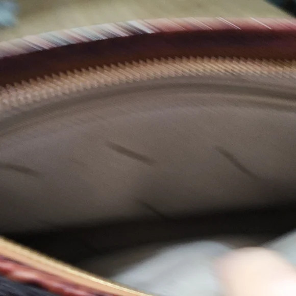 Brahmin Croc-Embossed Shoulder Bag in Rich Brown - Picture 3 of 13